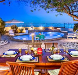 5 Bedroom Beachfront Villa with Pool near Cagliari, Sleeps 12